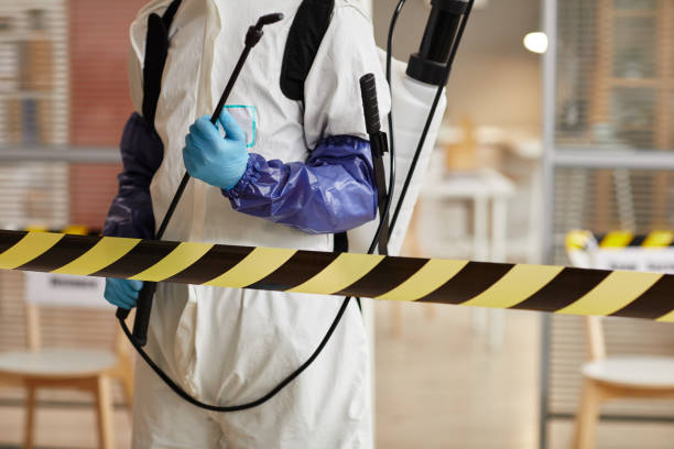 Professional Blood Cleanup technician working in Hillsboro, IN